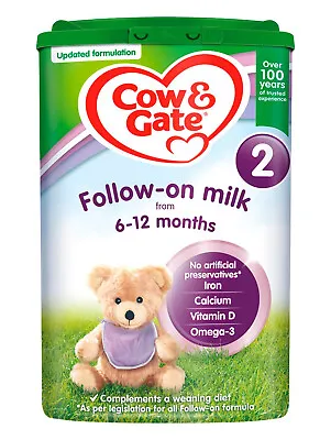 Cow & Gate 2 Follow-On Milk From 6-12 Months 800g • £14.35