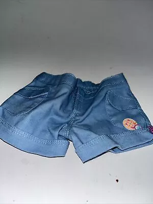 American Girl Blue Denim SHORTS Only  For Doll Used May Smell Musty • $4.99