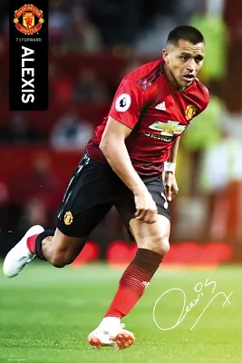 Manchester United - Sports Poster / Print (Alexis) (Size: 24  X 36 ) • $11.99