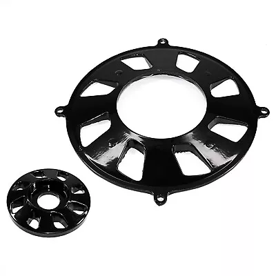 $27.95 • Buy VW BUG/BUS GENERATOR PULLEY/ALTERNATOR  PULLEY 2-PIECE COVER SET BLACK 13-1600cc