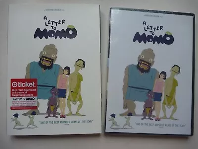 NEW A Letter To Momo DVD Hiroyuki Okiura Animated Film Anime W/ Slipcover GKids • $29.95