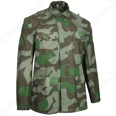 WW2 GERMAN SPLINTER CAMO FIELD BLOUSE - Repro Military Army Jacket Coat Heer New • $180.35