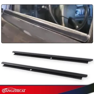 Outer Window Sweep Felt Rear Kit Set Of 2 Black Fit For Chevy GMC Cadillac Truck • $31.18