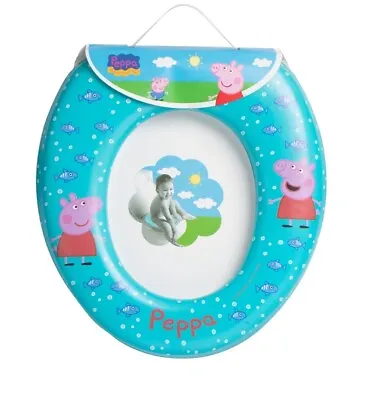 Peppa Pig Toilet Baby Seat Children's Soft Padded Training Seat)-FREE P&P • £12.75