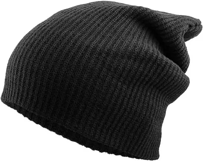 Slouchy Beanie Baggy Fit Winter Knit Ski Hat Skull Cap Oversize • $10.99