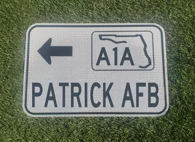 PATRICK AFB Hwy A1A Florida State Road Sign - US AIR FORCE Military Airman • $49