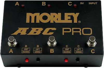 Morley ABC Pro 3-Button Switcher/Combiner Pedal • $279