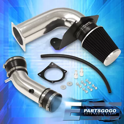 For 99-04 Ford Mustang V6 Polish Cold Air Intake CAI System + Heat Shield Filter • $53.99