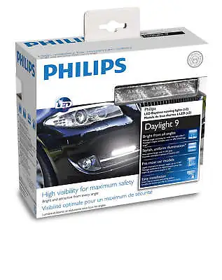 Philips Genuine DRL DayLight 9 LED Daytime Running Light 6000K DRL 12831WLEDX1 • $129.95