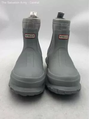 Stella Womens McCartney X Hunter WFS2074RMA Gray Ankle Rain Boots Size 7 • $52