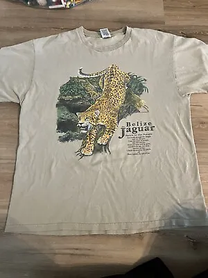 Vintage Jaguars Maya World-Belize T-Shirt XLarge 90s Single-Stitch Jacksonville • $19.99
