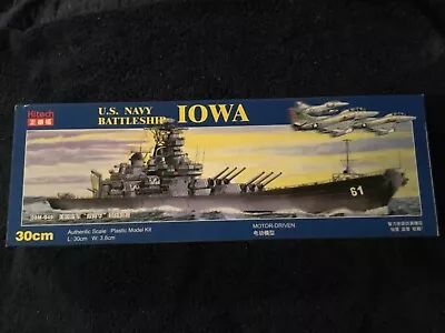 Us Battle Ship IOWA Motor-Driven Plastic Model Kit • $39.99