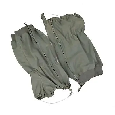 Authentic French Military Troops Combat Gaiters OD Olive Military Surplus • $21.98