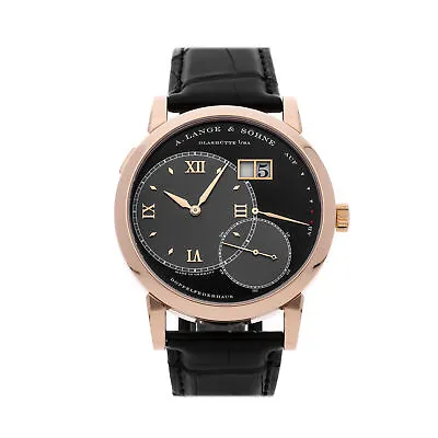 A. Lange & Sohne Grand Lange 1 Manual Wind Rose Gold Mens Strap Watch 115.031 • $27950