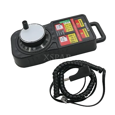 CNC MACH3 Wireless Handwheel 4-Axis Manual Controller USB Handle Pulse Generator • $41.83