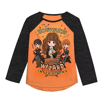 Girls Size 4 Jumping Beans Harry Potter Halloween Wizard In Training Graphic Tee • $9.66