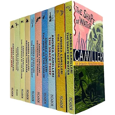  Andrea CamilleriInspector Montalbano Mysteries Series 1 Books 1-10 Collection  • £18.58