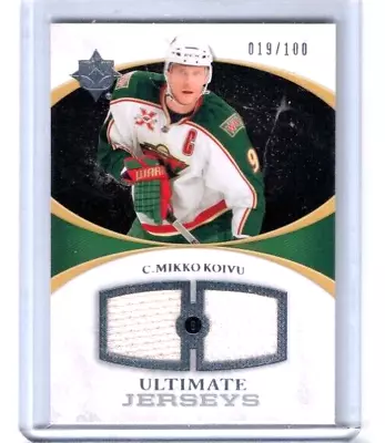 2010-11 Upper Deck Ultimate Collection Mikko Koivu Ultimate Jerseys #'ed 019/100 • $13.99