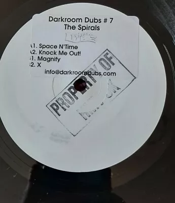 The Spirals Darkroom Dubs 7 12inch Vinyl Single  • £3