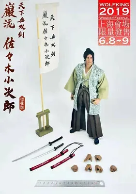 $219.99 • Buy WOLFKING 1/6 WF2019 Venue Limited Vagabond Sasaki Kojiro Action Figure Model