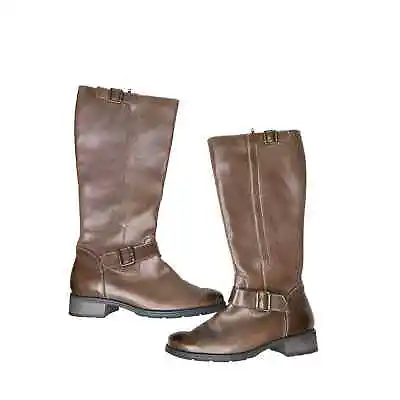 Mephisto Women's Ombeline Riding Boot Brown Garnier Size 6.5 Leather • $39.90