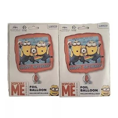 Despicable Me Foil Balloon Happy Birthday Party Decoration 17  (Lot Of 2)  • $9.90