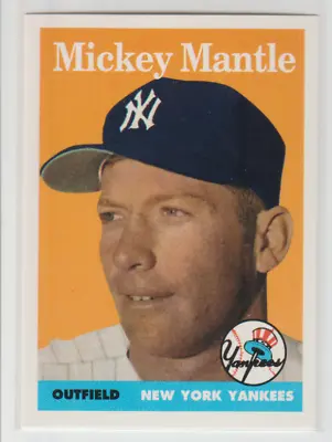 1996 Topps Redemption Sweepstakes /2500 Mickey Mantle #1958 New York Yankees • $12.71