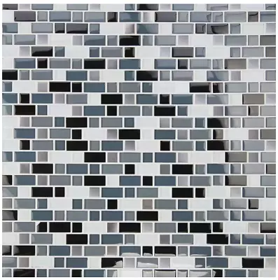 MSI Crystal Cove 12 In. X 12 In. Polished Multi-Surface Mesh-Mounted Mosaic Tile • $89.99