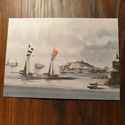 Vintage Postcard Falmouth Harbour Tony Warren • £5.15