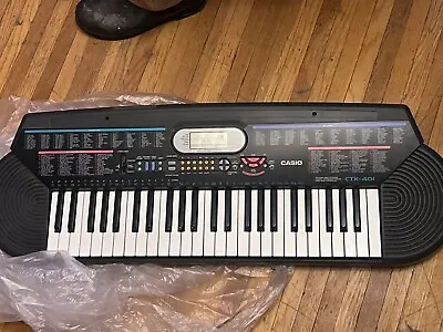 Casio CTK-401 Keyboard Synthesizer 49 Keys 100 Sounds 🎵🎹 Wireless Piano Songs • $85