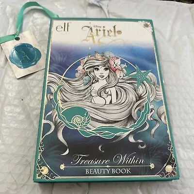 E.L.F. ELF Disney Ariel Treasure Within Beauty Book Palette New Limited Edition • $50.99