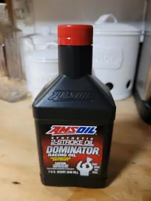 Racing Go Kart Amsoil Dominator 2 Stroke Cycle Oil Premix Race One 1 Quart Ratio • $39.99