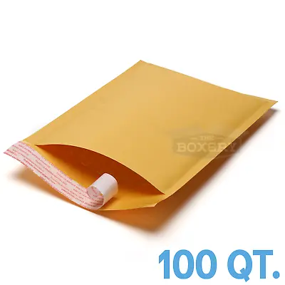 100 #0 Kraft Bubble Padded Envelopes Mailers 6 X 10 From TheBoxery • $19.50