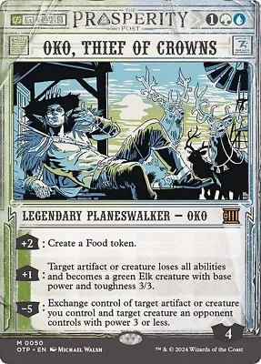 OKO THIEF OF CROWNS Mtg NM-M Breaking News 1 Mythic • $7.99