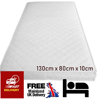 130 X 80 X 10 Cm Cot Bed Mattress For Ikea Bed Extendable Baby Junior Toddler • £29.95