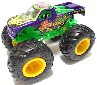Hot Wheels Monster Trucks Test Subject Purple & Green 1:64 Diecast 3 3/4  Truck • $12.99