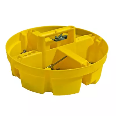 4 Compartment Bucket Stacker Small Parts Organizer For Bucket Storage 5 Gallon  • $10.68