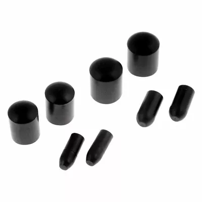 $21.97 • Buy Vacuum Bypass Cap Assortment | Black | Rubber | 8 Pieces