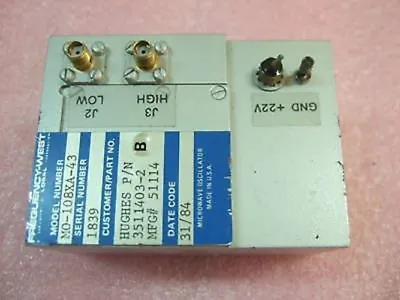 Frequency West Microwave Oscillator M0-108XA-43 3511403 • $148.69