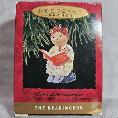 Bearnadette Bearinger 1993 The Bearingers Of Victoria Circle Hallmark Ornament • $5.50