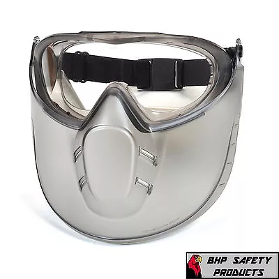 Pyramex Capstone Lab Safety Goggle With Adjustable Face Shield Gg504tshield • $19.25