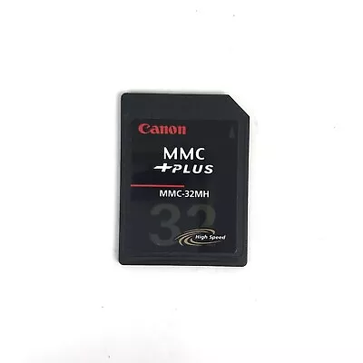 Canon Genuine 32MB MMC Plus MMC-32MH Camera High-Speed Memory Card • $13.95