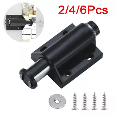 Magnetic Pressure Catch Push To Open Latch With Screws For Kitchen Cabinet Door • £2.99