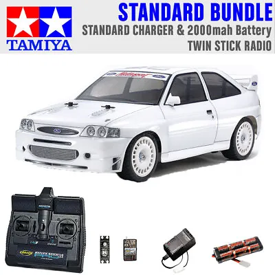 Tamiya RC 58691 Ford Escort Cosworth 1998 1:10 Standard Stick Radio Bundle • £189.95