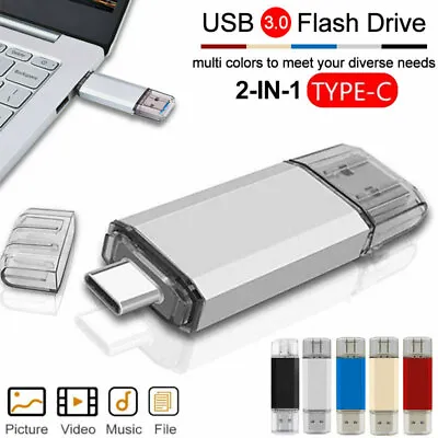 Type-C USB Flash Drive 3.0 32GB OTG USB C Memory Stick Pen Drive Data Storage • £5.87