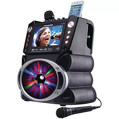 Karaoke Usa Gf846 Bluetooth[r] Karaoke Machine With Synchronized Leds • $180.21