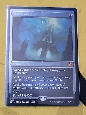 1x Near Mint Mana Vault - Foil Etched - Double Masters 2022 MTG • $90