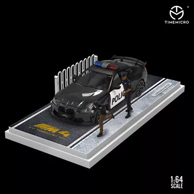 Time Micro 1:64 Model 3 BMW M4 Police Diecast Model Car • $11.14