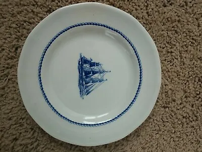 $13 • Buy Wedgwood Georgetown American Clipper Ship Blue Bread & Butter Plate (Four Avail)