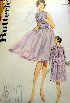 LOVELY VTG 1960s DRESS & COAT BUTTERICK Sewing Pattern 14/34 • $6.99